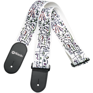 STEVE VAI PRINT &mdash; ART STRAP WHITE
