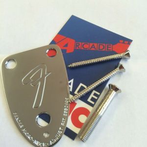 Fender 70’s Guitar Neck Plate 3 Bolt including bolt and screws