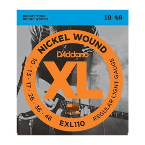 D'Addario XL Regular Light 10-46 Electric Guitar Strings