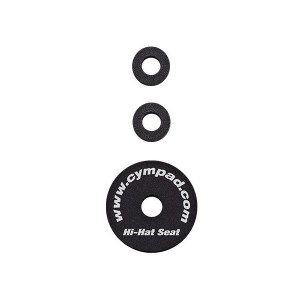 Cympad Hi Hat Foam Felt Replacement Toppers – Black